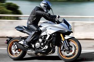 スズキの個性派ロードスポーツバイク「カタナ」に2026年モデルが登場！ 現代的に再構築されたスタイリングはどんなシーンでも“存在感が圧倒的”