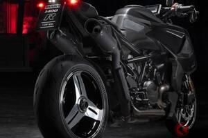 価格約897万円！ KTM×ブラバス「“新”ネイキッドバイク」登場 “ミッドナイト・ヴェイル”のカラーリング＆大胆デザインの鍛造ホイールで高級感を演出 「BRABUS 1400 R シグネチャーエディション」ドイツで発表