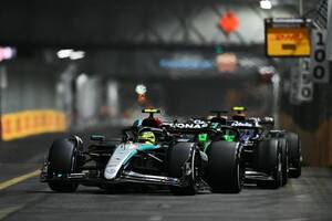 F1ラスベガスGPで追い上げ2位のハミルトン「予選がしっかりできれいれば、楽勝だったろうに」