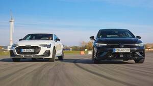 【ガチンコ勝負】技術的には双子車同然のアウディS3とVWゴルフRの比較テスト　果たしてその走行レベルも同レベルなのだろうか？