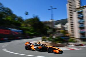 マクラーレン育成ダンがポールポジション獲得。ただし他車との接触で審議対象に……｜FIA F2モナコ予選