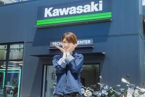 “乃木坂46”の1期生 “若月佑美”さんがバイクを購入!? 初めての相棒はカワサキに決定!! コラボ企画「若月 佑美さん、カワサキで走り出す」を実施