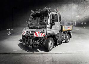 メルセデスベンツ『ウニモグ』、低床仕様登場…荷台高1200mm以下で作業効率向上