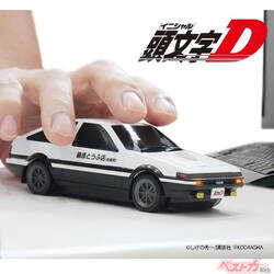 マウスカーソル最速伝説!?　『頭文字D』のハチロクマウスがリアル店舗でも販売開始！