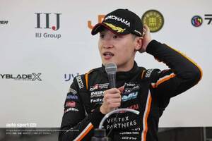 阪口晴南が予選会見で言及した“1レース制”のメリット「今日は岩佐君がヒーロー。噛み締める時間がしっかりある」