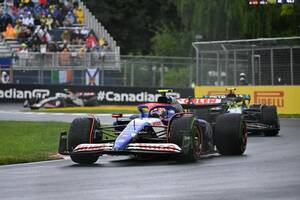角田裕毅、雨絡みの難しいカナダGP初日を楽しむ「ウエットでもドライでも、自信がある」