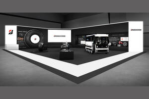 【JMS2025】［ブリヂストン］サステナブルな新タイヤから月面探査車用タイヤ、世界最大のタイヤまで多彩な展示を楽しめる
