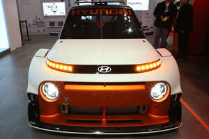 「もしもゲームの世界からインスターが飛び出してきたら」を実現したら魔改造車が完成!?　遊び心をドーピングしたヒョンデ・インスタロイドがおもしろすぎる【ジャパンモビリティショー2025】