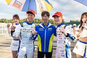 王座争うKeePer CERUMO vs au TOMSのフロントロウ対決に。大湯都史樹が値千金のポール｜スーパーGT最終戦予選レポート