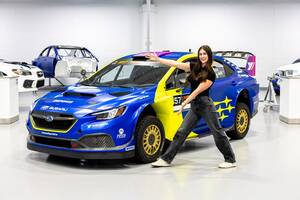 リア・ブロックが「私のルーツ」に回帰。全米ラリー協会の最終戦でスバルUSAのWRX STIをドライブ