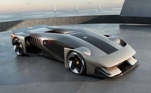 フェラーリ初のデジタルハイパーカー『F76』、将来のデザイン先取り…ル・マン3連覇を祝う