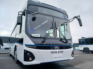 ヒョンデの電気バス「ELEC CITY TOWN」、関西万博で好評のEVを東京で披露へ…バステクin首都圏