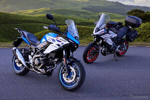 スズキが新型クロスオーバー『SV-7GX』を世界初公開！ 初心者にも優しいV2アドベンチャー、2026年後半に欧州発売