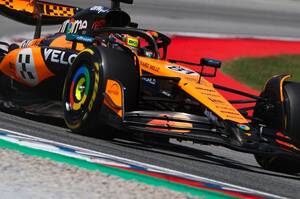 絶好調ピアストリが僚友ノリスを大きく引き離しトップ。レッドブル角田裕毅は14番手｜F1スペインGP FP3