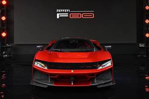 【5億円超えでも即完売】フェラーリ「F80」は1200馬力＆0-100キロ加速2.15秒！ 超弩級ハイブリッド・ハイパーカーの破格のスペックとは？