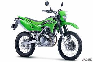 カワサキのオフロードバイク「KLX230」がまもなく復活 “林道ツーリングに最適”な注目の「オフ車」が11月下旬に日本でも発売