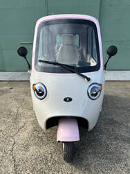 三輪EV「coffret」、ピンクとブルーの限定パステルカラー2色を追加…全7色に