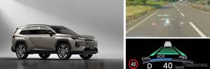 トヨタ『RAV4』新型、日本精機のスロープ表示ヘッドアップディスプレイ初搭載
