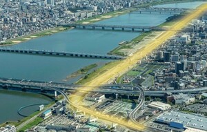 阪神高速「淀川左岸線」暫定開通の"珍ルート"詳細が発表「海老江 新御堂筋」大部分は"半地下＆地上道路"に