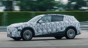 メルセデスベンツ『GLC』次期型のEVプロトタイプを公開、Sクラス譲りのエアサス搭載