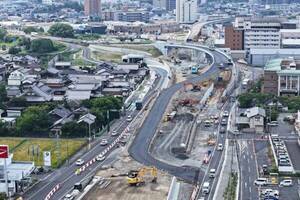 「日本初の高速道路IC」が再び変化！ “国道8号直結ランプ”が25日に復活 IC接続の新バイパスも工事進む