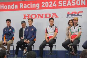 ホンダMotoGPライダーが青山に集結！　オフシーズンは“卒業”したはずの中上貴晶が一番忙しい？　ザルコは孤独オフ目指す