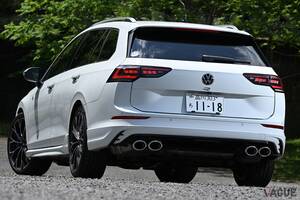 ワゴンなのに“スポーツカー顔負け”の刺激！ 街乗りからサーキットまで大活躍!! フォルクスワーゲン新型「ゴルフRヴァリアント」のスゴさとは
