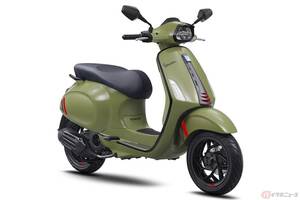 勇敢でアグレッシブなブラックアウト仕上げでスポーティに!! ベスパ「スプリントS150」2025年モデル発売