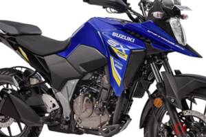 軽量で扱いやすいスズキの「新アドベンチャーバイク」登場!! 伝統の「クチバシ」を備えた「V-STROM SX」2026年モデルをインドで発表 新しい4色のカラーを採用