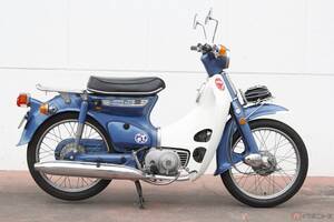 かつてはスーパーカブの「純正ツーリング仕様」が存在していた!? 1970年代の輸出モデル用セミダブルシートでスポーティなイメージに