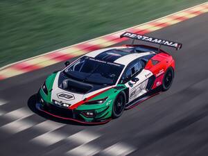 ランボルギーニが新しいレース車両「テメラリオGT3」を世界初公開、レギュレーションに合わせて4L V8ツインターボを搭載