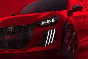 伝説の「205GTi」オマージュ！ プジョーが高性能コンパクト新型「E-208 GTi」世界初公開 280馬力の“電動GTi”が走りの新基準に