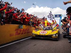 【ル・マン24時間 決勝】フェラーリがル・マン3連覇を達成、サテライトチームの83号車が優勝、トヨタは6位が最高位