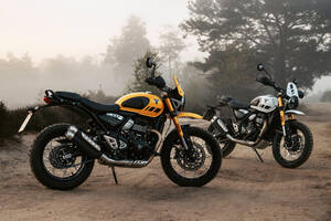 トライアンフ、オフロード性能を高めた新型『スクランブラー400 XC』を発表