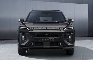 KGMのSUV『アクティオン』新型にハイブリッド、市街地は9割EV走行可能…韓国発売