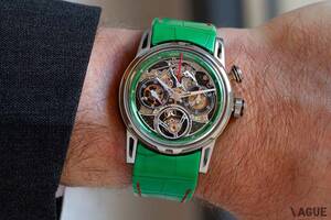 クロノグラフ×トゥールビヨンの複雑機構が融合！ 偉大な2人の時計師の精神を体現した「ルイ モネ」新作がチタンをまとって登場