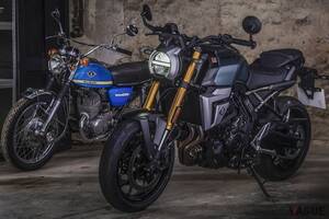 “ネオレトロなルックス”がおしゃれなスズキ「GSX-8T」日本初出展！ “1960年代の名車”をオマージュした新ストリートバイクの魅力とは？