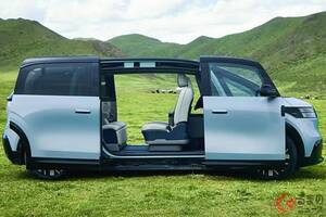 斬新「観音開きスライドドア」ミニバンが凄い！ 全長4.6mボディに「量産初の凄いドア」＆「めちゃ広ッ」車内空間が魅力！ “まもなく日本上陸”のジーカーが展開する「MIX」中国仕様って？