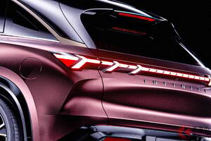 日産「新スポーティSUV」がすごい！ 美麗クーペボディ＆斬新「嵐の竹」グリル採用！ 和テイスト全開の「5ドア2列モデル」インフィニティ「QX65モノグラフ」米国に登場