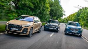 アウディ Q5対BMW X3対メルセデス GLC　マイルドハイブリッドディーゼルSUVのトップモデル3台を徹底比較！