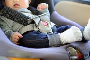 4割以上は「チャイルドシート」に正しく座っていない!? ミスユースは死亡事故につながる可能性も！ 警察庁とJAFが“使用状況調査”の結果を公表