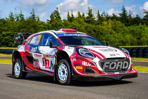 WRC最高峰デビューのセスク車が公開。母国ラトビアカラーのフォード・プーマ・ラリー1は初のノンハイブリッドに