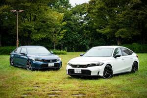 【乗り比べ】走って楽しいホンダが帰ってきた！　シビック「RS」と「e:HEV」の違いが悩ましい