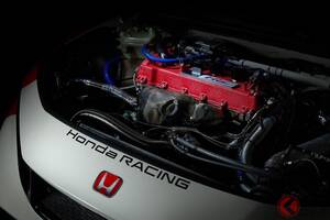ホンダが凄い「新エンジン」投入！ 「衝撃の速さ」に驚き!? 「CIVIC TYPE R HRC」に搭載し、S耐を走る