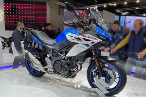 スズキが世界初公開した新型「SV-7GX」に注目集まる　「カッコよすぎる」「シート高795mmは運転しやすそう」「あとは価格だな……」など反響