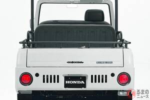 ホンダ「“4人乗り”軽トラ」が超スゴイ！ 斬新な「屋根なし×ドアなし」仕様でも“公道走行”が可能！ 昭和レトロな「丸目デザイン」採用した“バモスホンダ”に大注目！