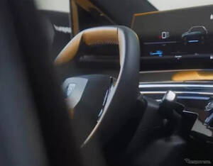 プジョーの新型電動SUV『e-5008』、3月デビューへ…内装を予告