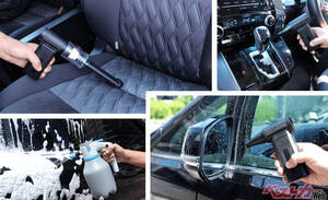 オートバックスから洗車の心強い味方が登場！　お掃除ラクラクな電動フォームガン＆小型ブロアー発売！