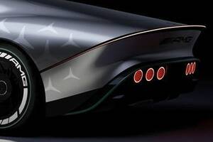 1000馬力超え？　AMG史上最強「GT 4ドア・クーペEV」　全長5.1ｍのプロトタイプ発見！　2025年導入予定