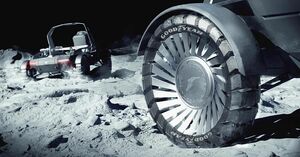 グッドイヤーとロッキード、月面探査車向けエアレスタイヤを共同開発